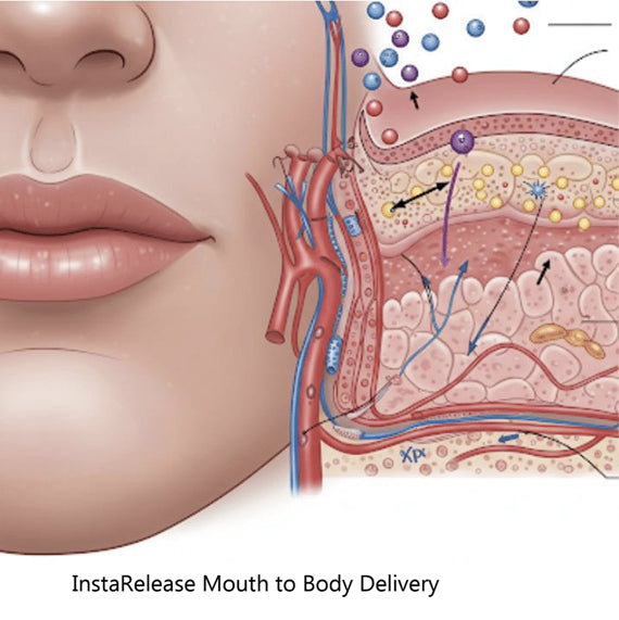 NAD+ strip on tongue